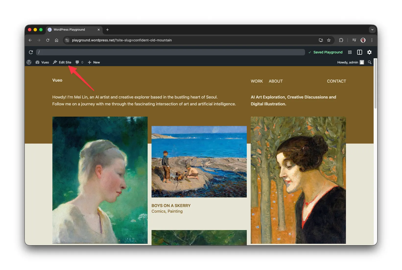 Editing WordPress websites